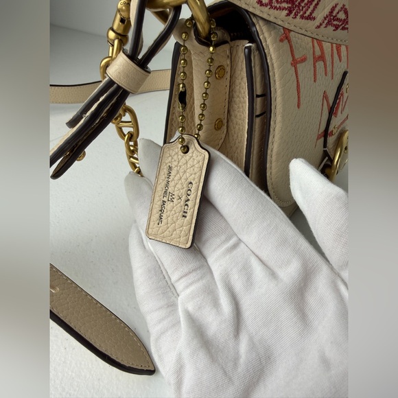 Coach x Basquiat Crossbody Shoulder Bag 6892 - Limited Edition Pebble Leather - Picture 15 of 16